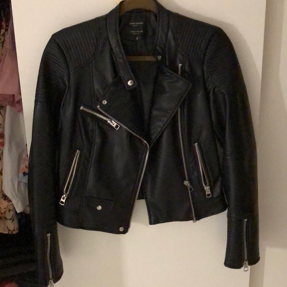 Zara Moto Leather Jacket